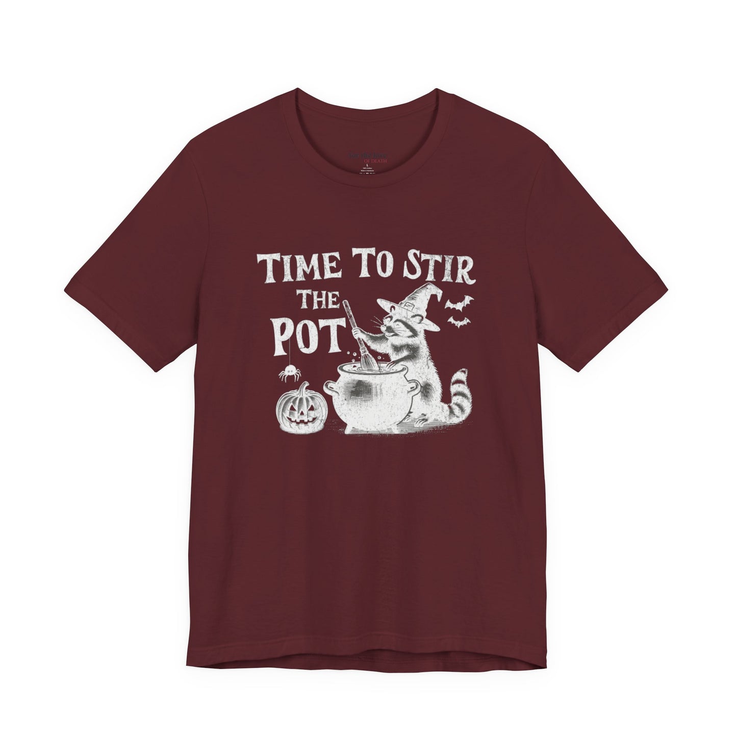 Time to Stir the Pot Raccoon Witch T-Shirt