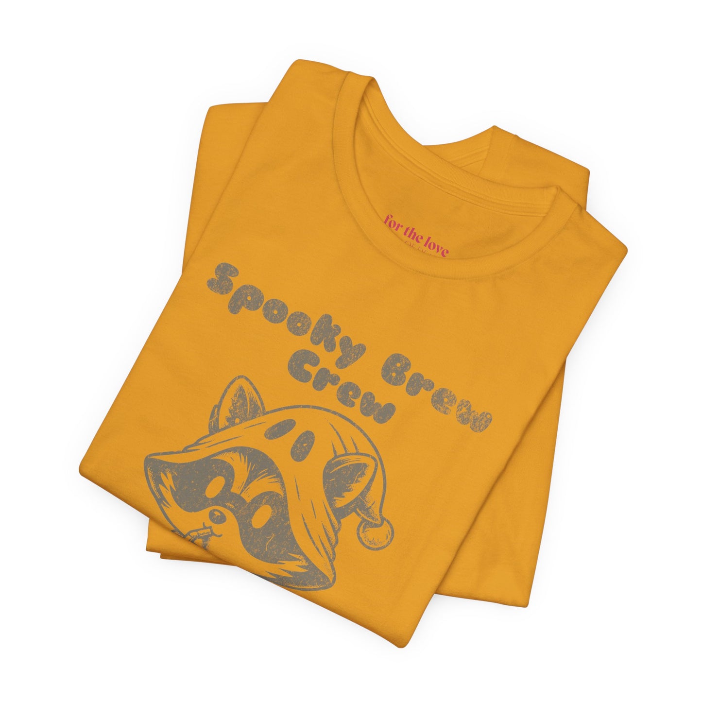 Spooky Brew Crew Raccoon Shirt