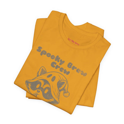 Spooky Brew Crew Raccoon Shirt