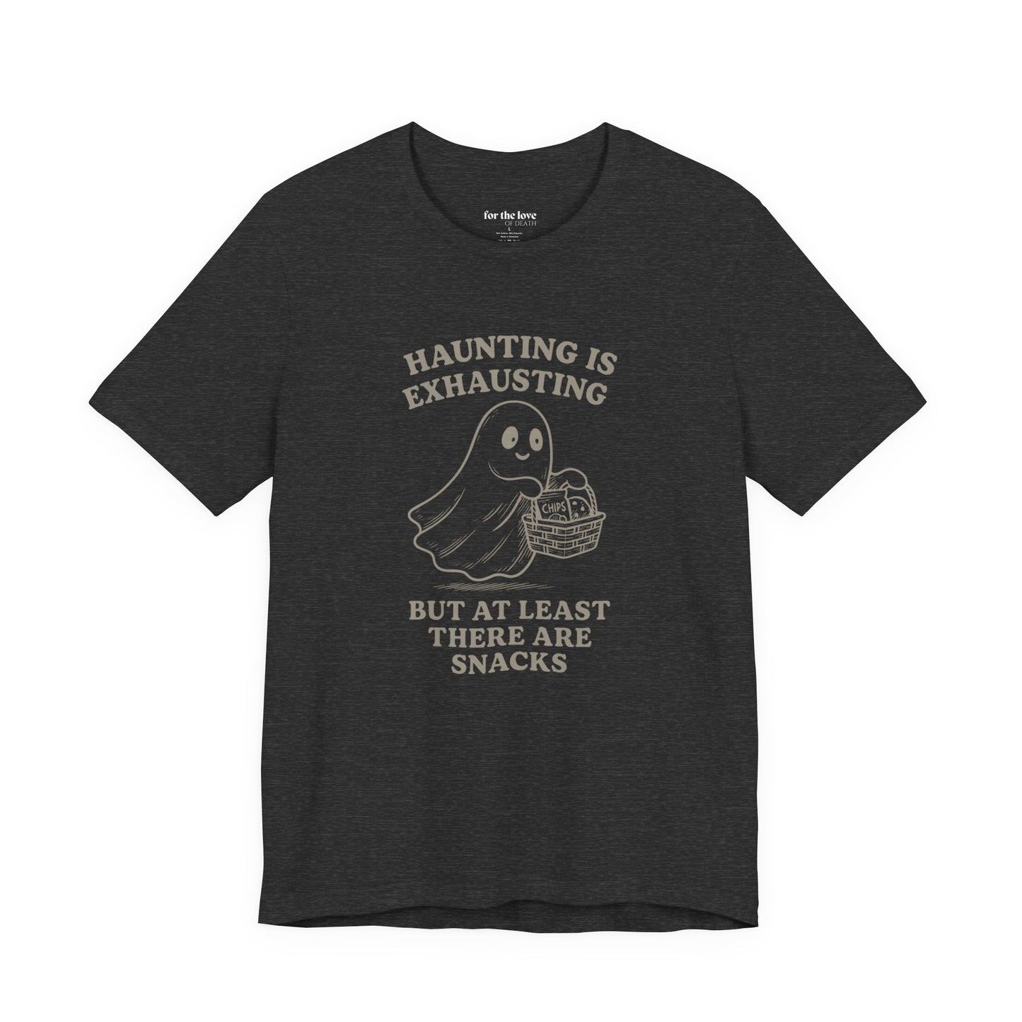 Haunting Is Exhausting Ghost Tee