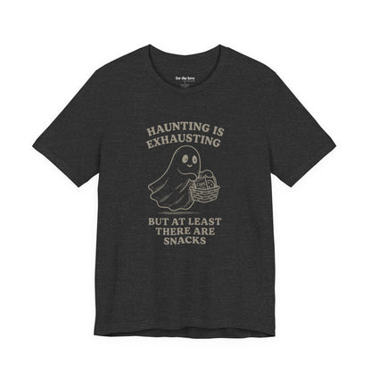Haunting Is Exhausting Ghost Tee
