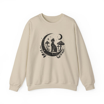 Celestial Witchy Black Cat Sweatshirt