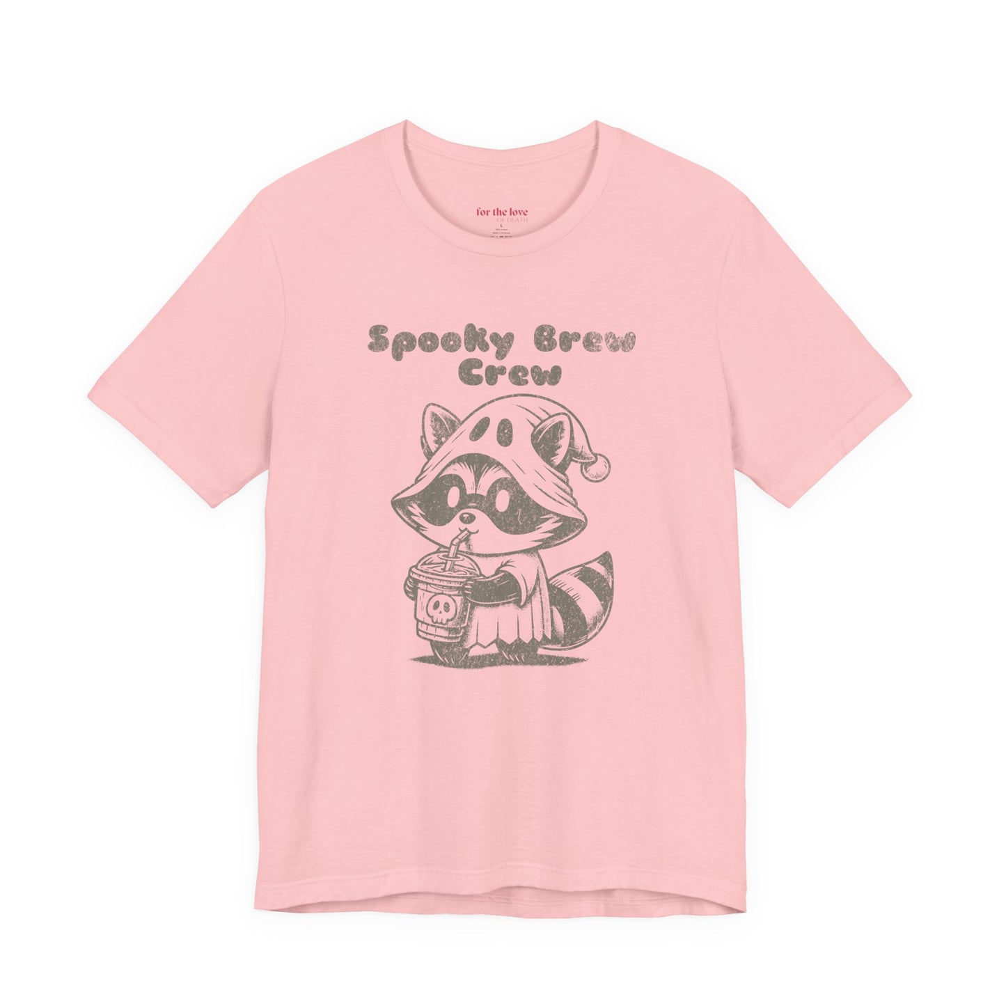 Spooky Brew Crew Raccoon Shirt