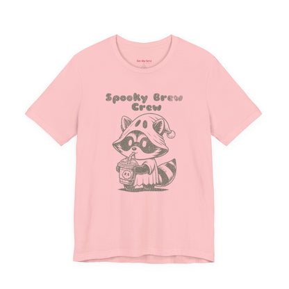 Spooky Brew Crew Raccoon Shirt