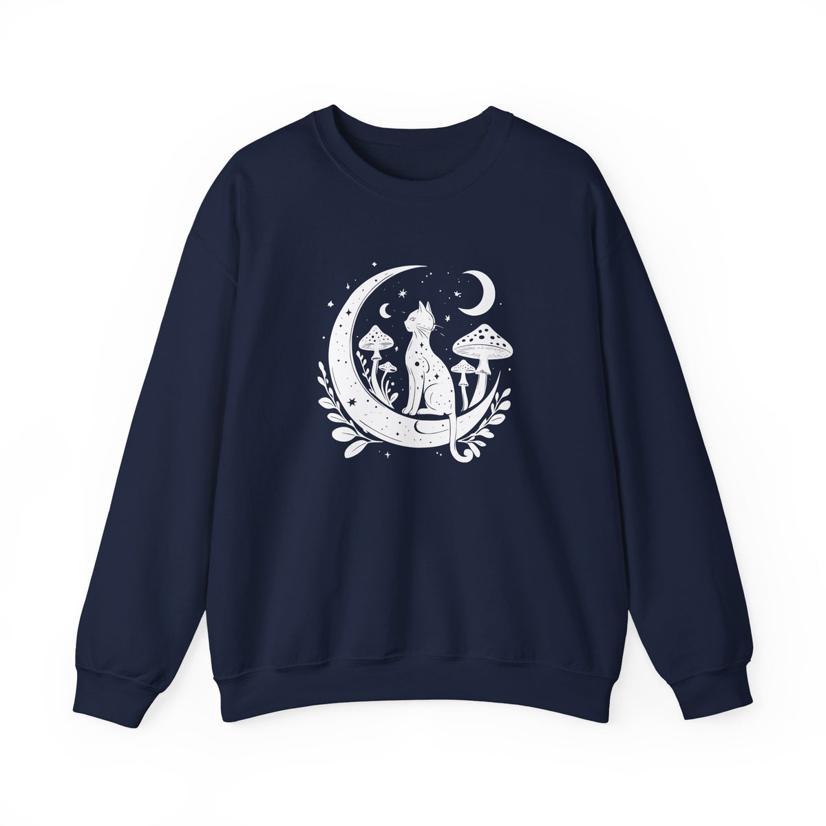 Celestial Witchy Black Cat Sweatshirt