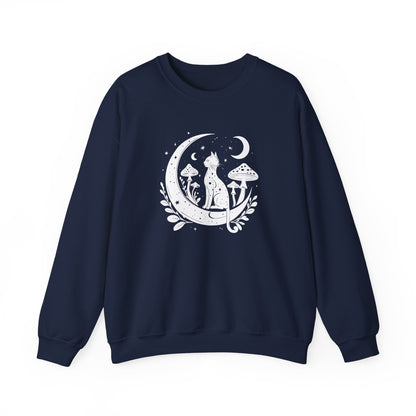 Celestial Witchy Black Cat Sweatshirt