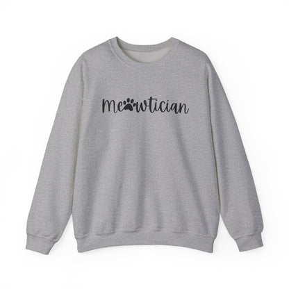 Meowtician Cat Mortician Sweatshirt