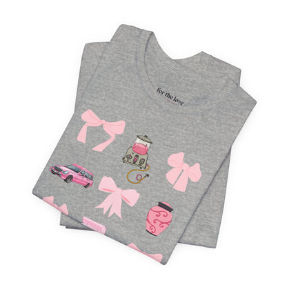 Coquette Casket Bow T-Shirt
