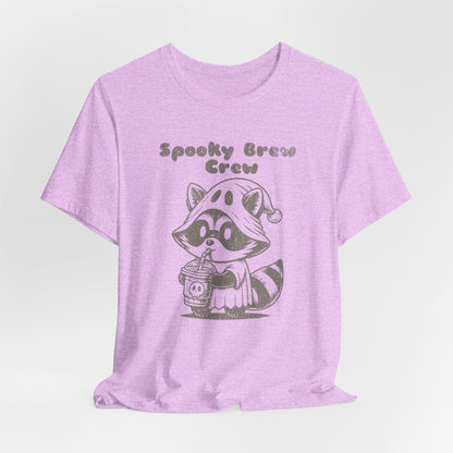 Spooky Brew Crew Raccoon Shirt
