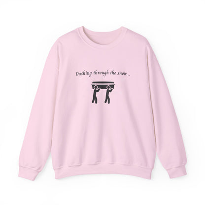Dashing Through the Snow with Casket Sweatshirt