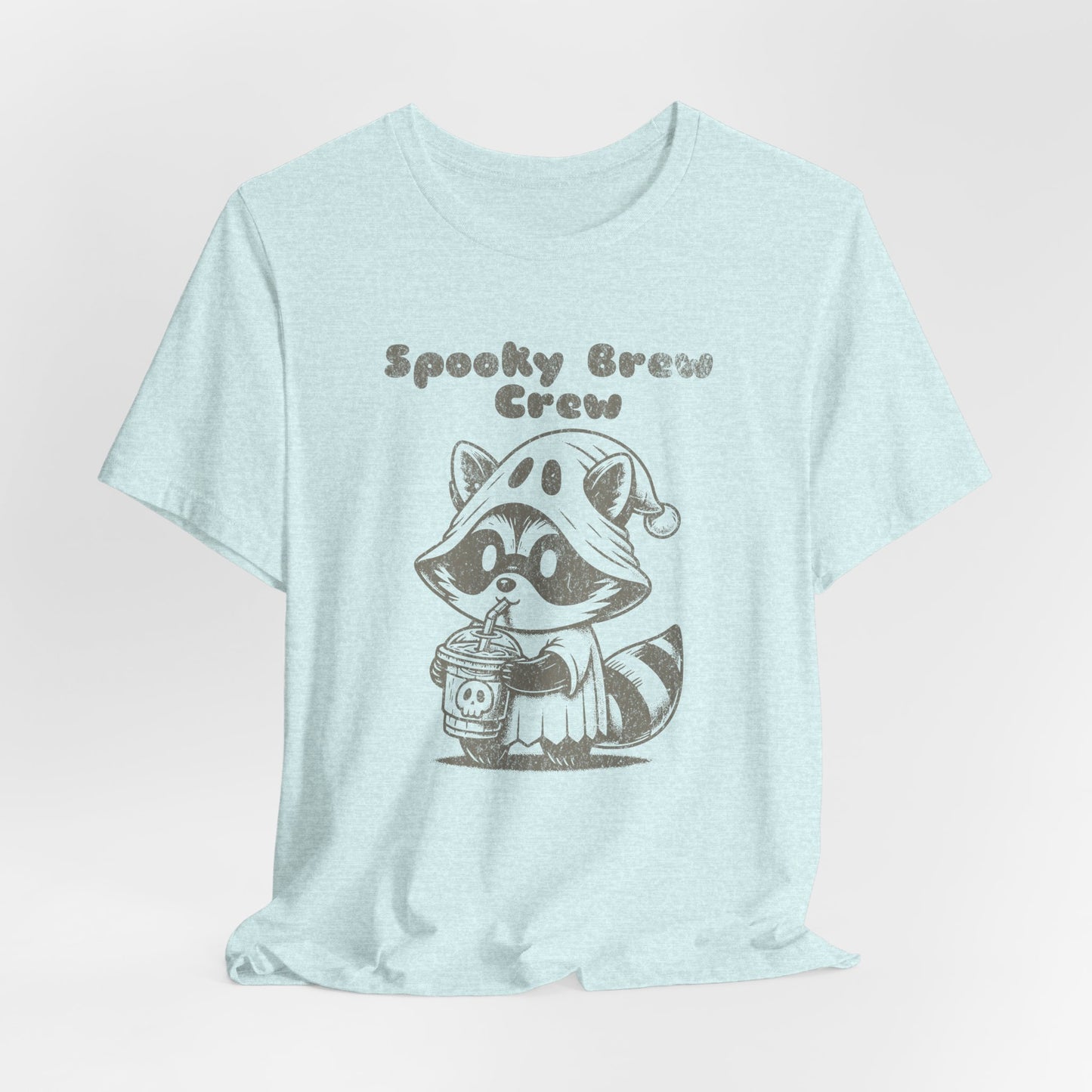 Spooky Brew Crew Raccoon Shirt
