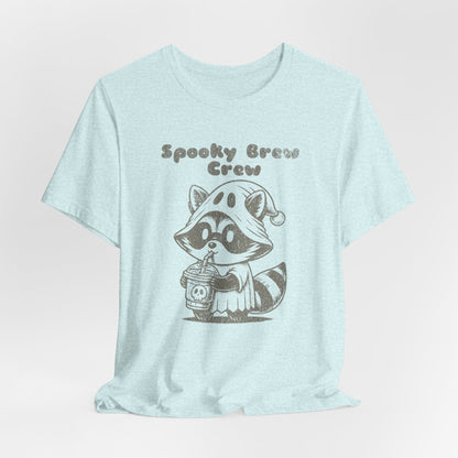 Spooky Brew Crew Raccoon Shirt