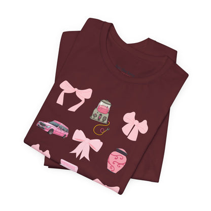 Coquette Casket Bow T-Shirt