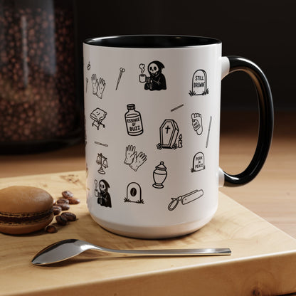 Still Brewing Morgue Coffee Mug