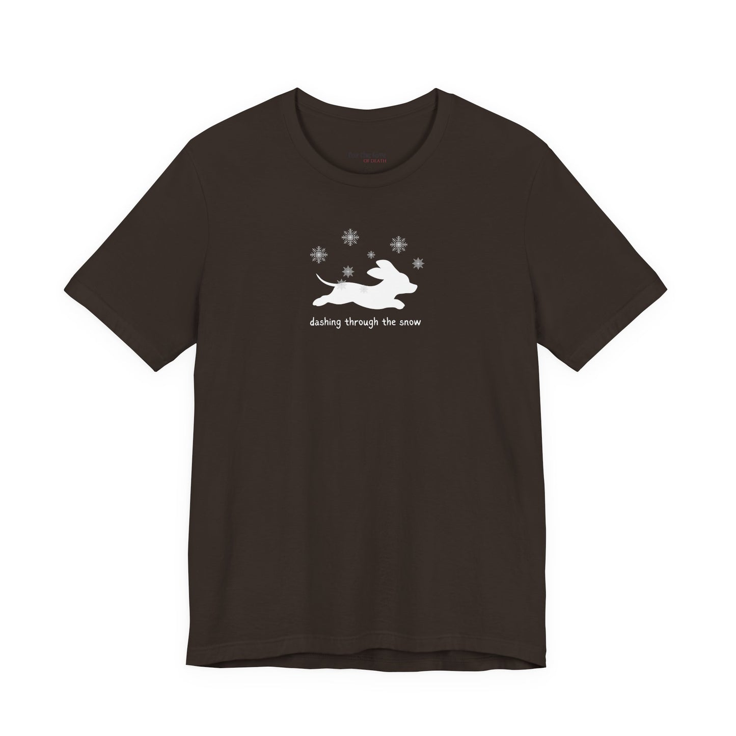 Dashing Through the Snow Wiener Dog T-Shirt