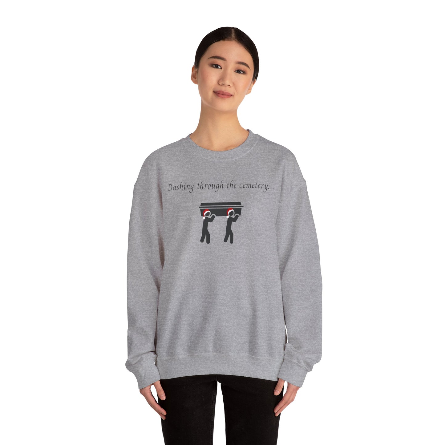 Dashing Through the Snow with Casket Sweatshirt