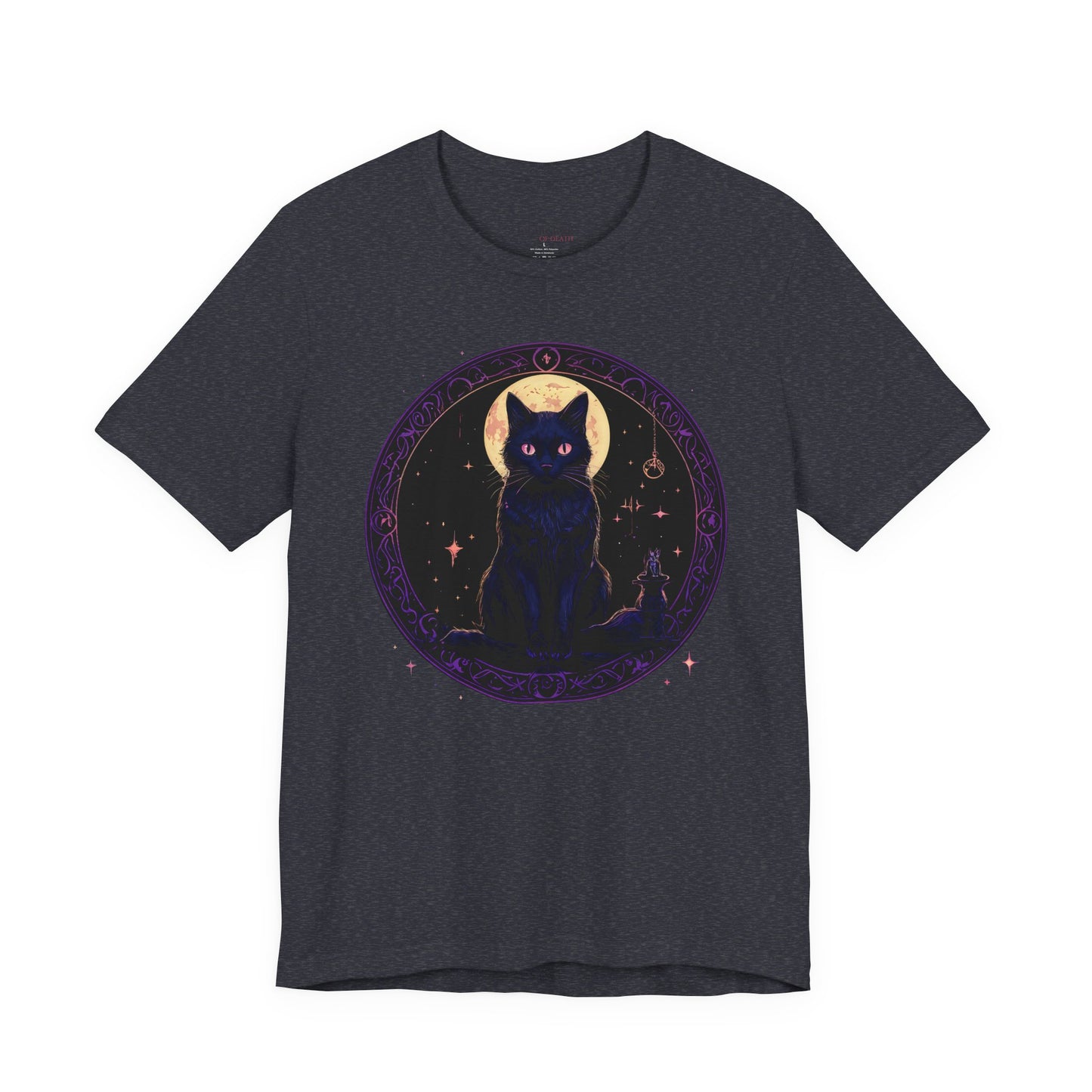 Celestial Witch Cat Moon T-Shirt