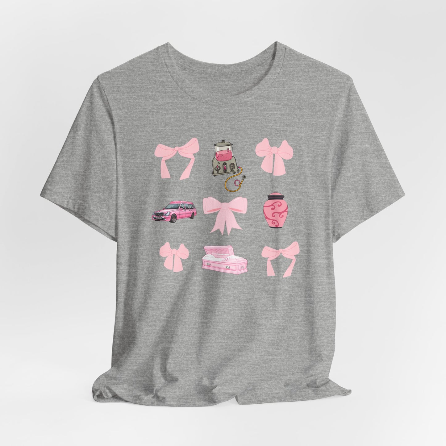 Coquette Casket Bow T-Shirt