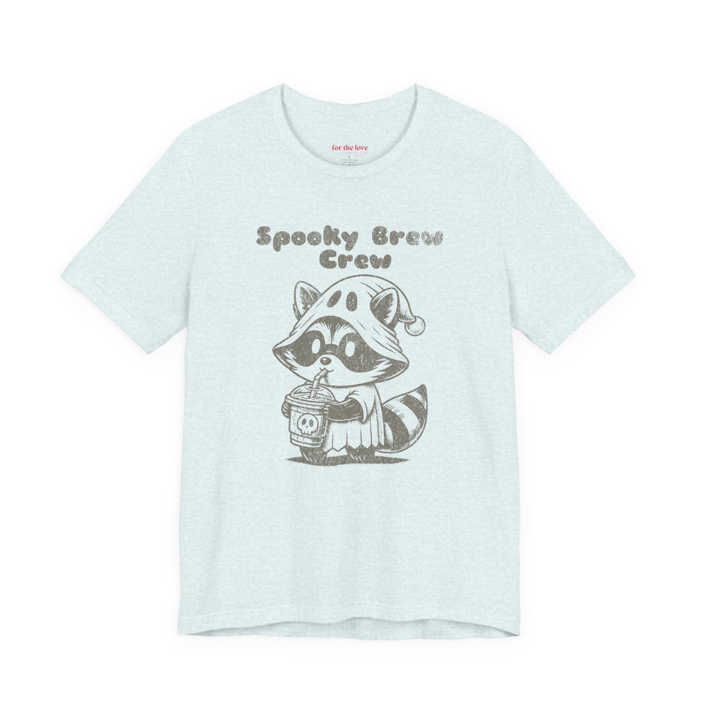 Spooky Brew Crew Raccoon Shirt