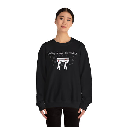 Dashing Through the Snow with Casket Sweatshirt
