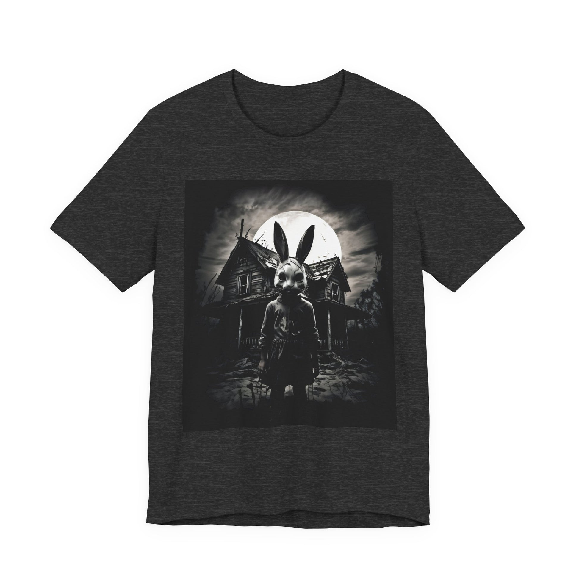 creepy bunny gothic t shirt weirdcore horror rabbit graphic tee