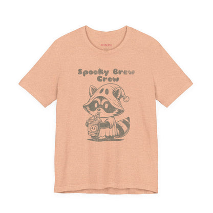 Spooky Brew Crew Raccoon Shirt