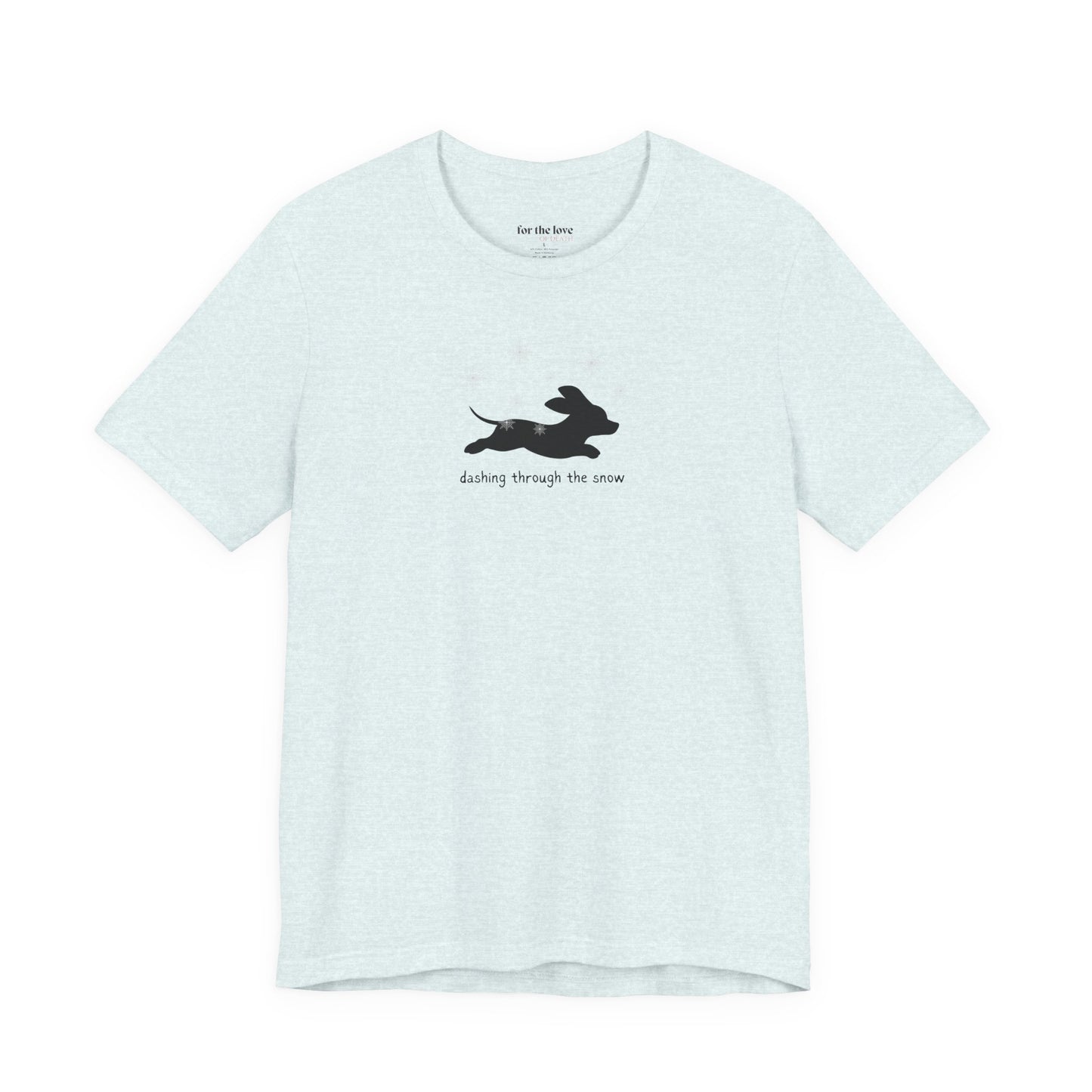 Dashing Through the Snow Wiener Dog T-Shirt