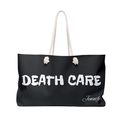 Death Care Black Weekender Bag