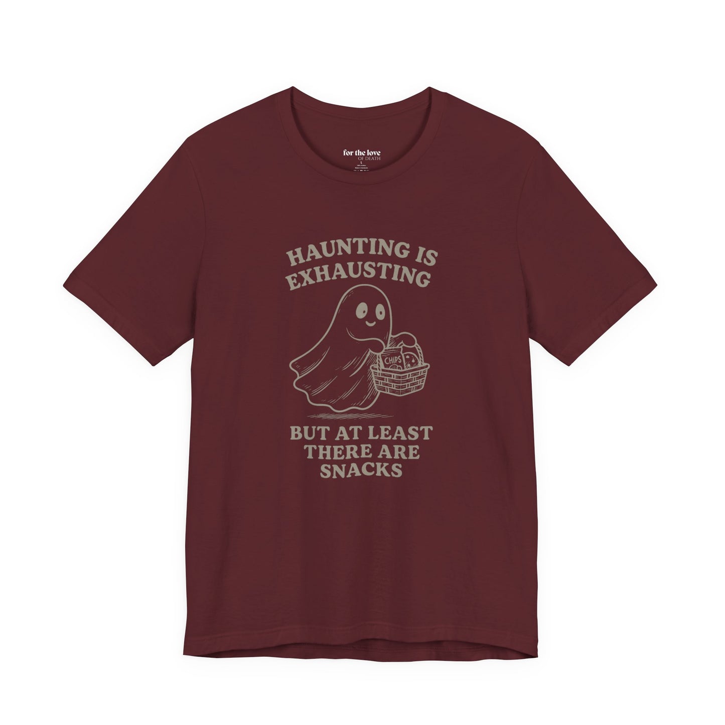 Haunting Is Exhausting Ghost Tee