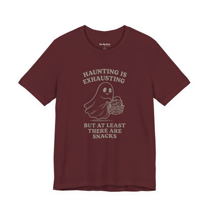 Haunting Is Exhausting Ghost Tee