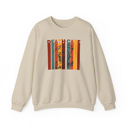 Death Care Retro Unisex Heavy Blend Crewneck Sweatshirt