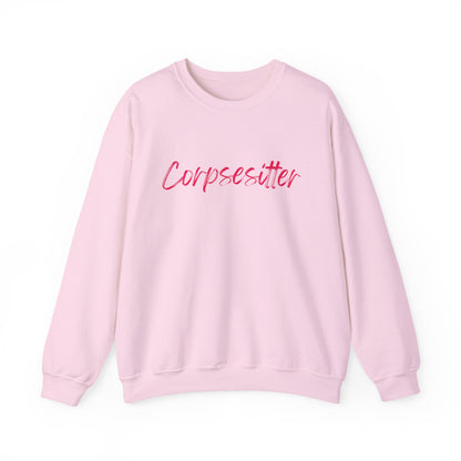Corpsesitter Sweatshirt | Funny Mortician & Funeral Director Crewneck