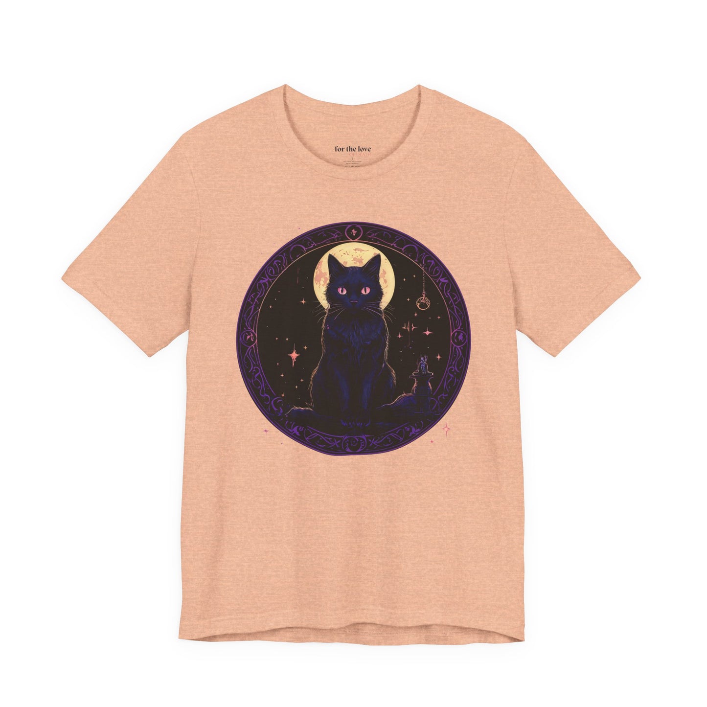 Celestial Witch Cat Moon T-Shirt