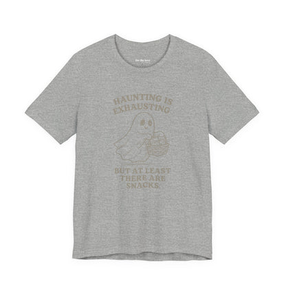 Haunting Is Exhausting Ghost Tee