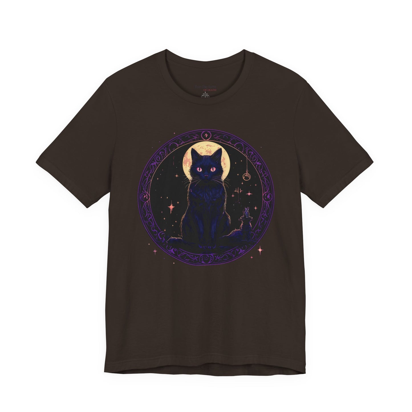 Celestial Witch Cat Moon T-Shirt