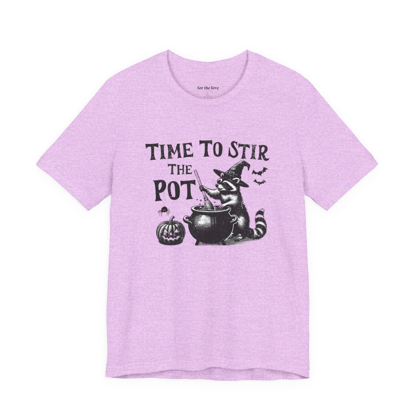 Time to Stir the Pot Raccoon Witch T-Shirt