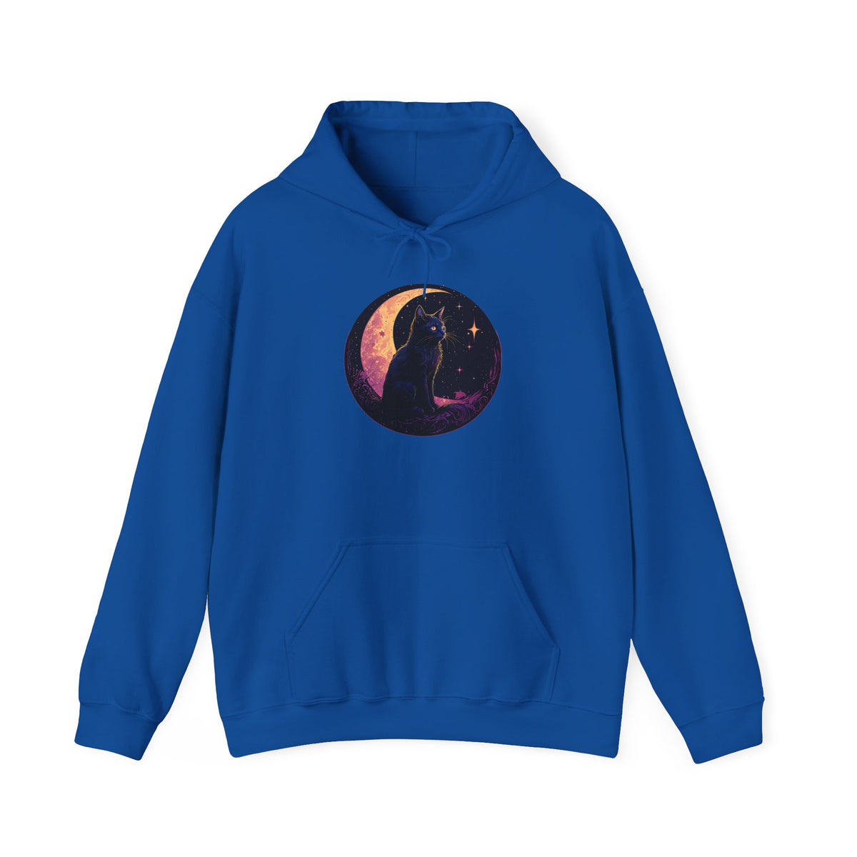 Black Moon Cat Sweatshirt, Celestial Witch Shirt, Witchy Clothing, Pastel Goth Aesthetic, Wiccan Witchcraft Clothes, Dark Academia