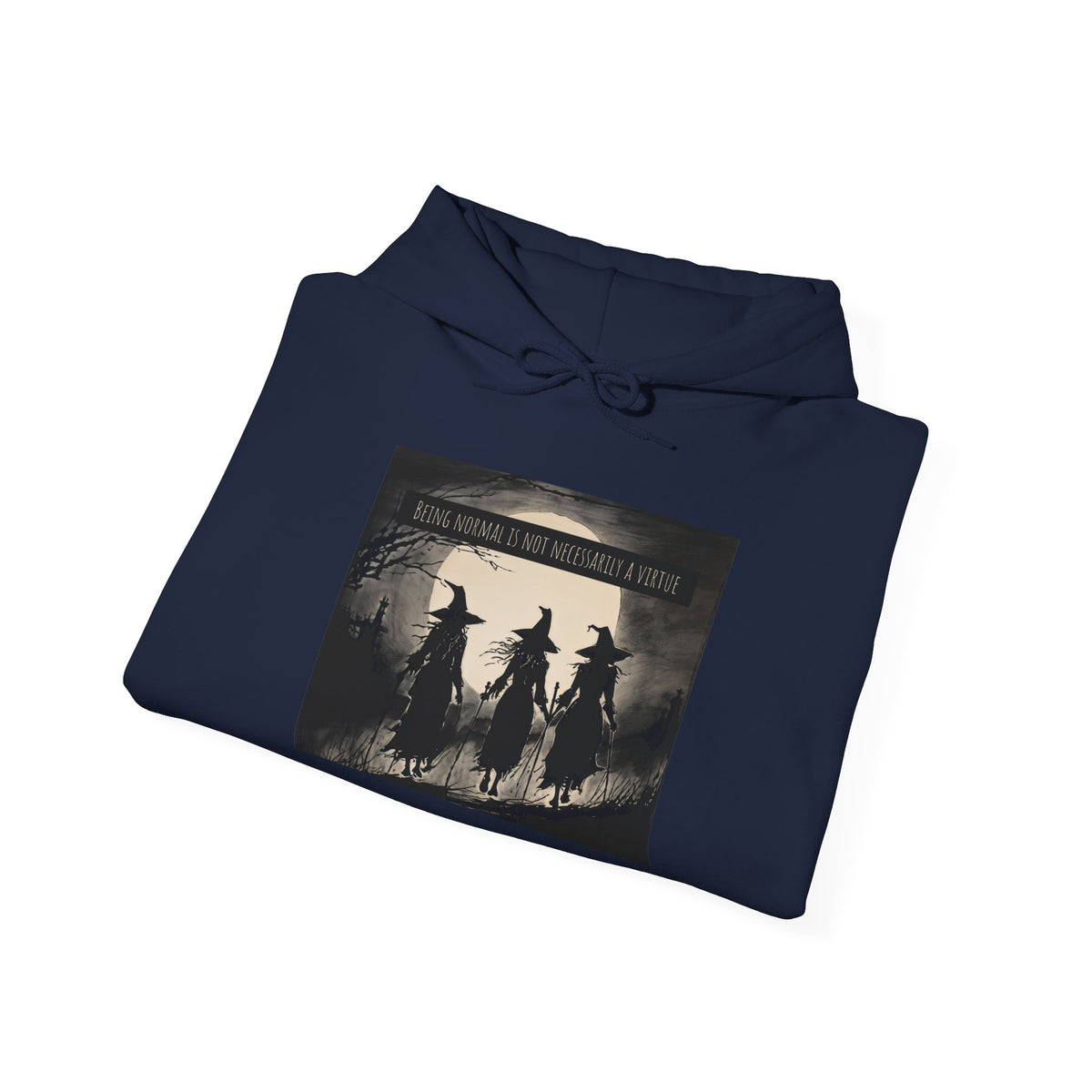 Being Normal is Not Necessarily a Virtue Hoodie