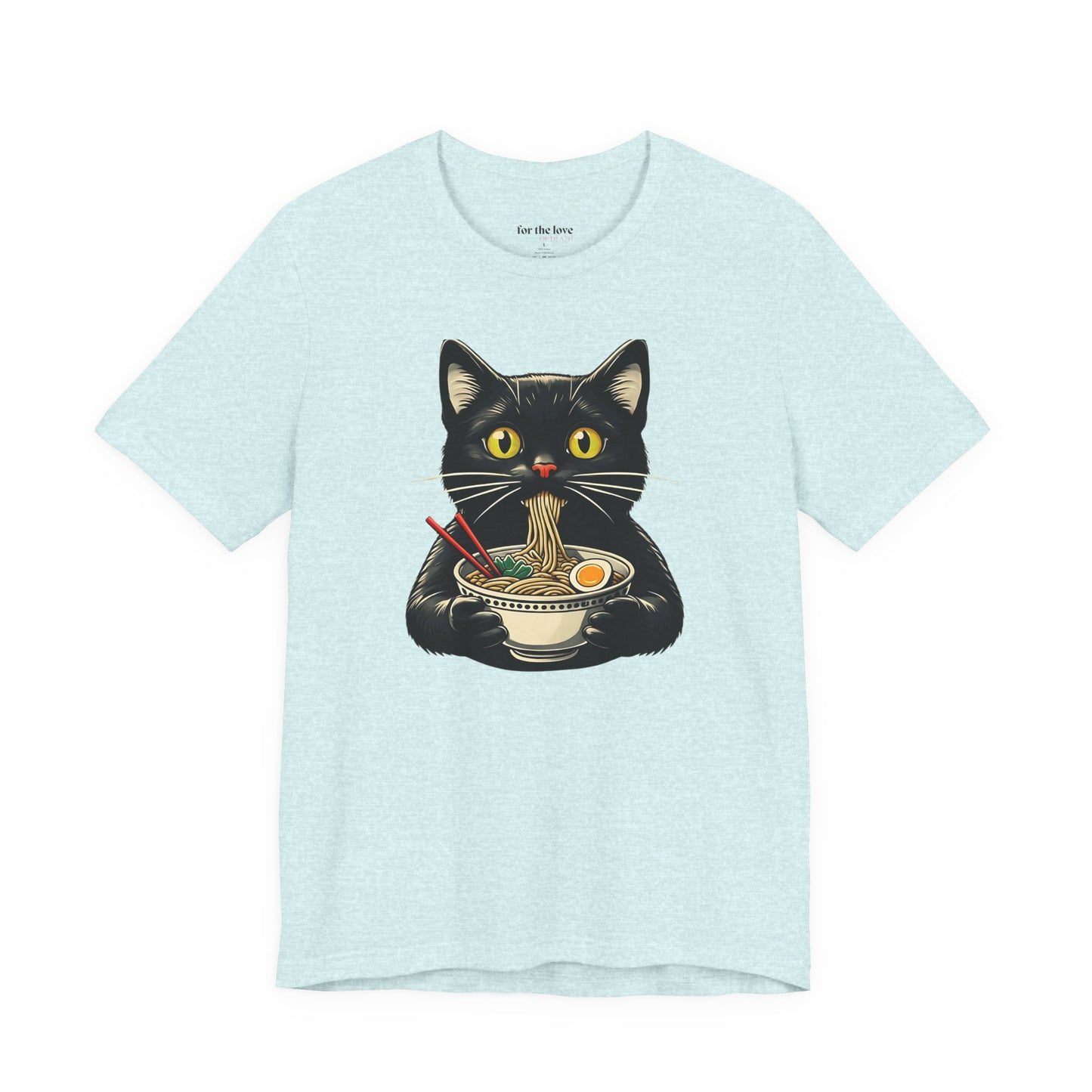 Cat Eating Ramen T-Shirt