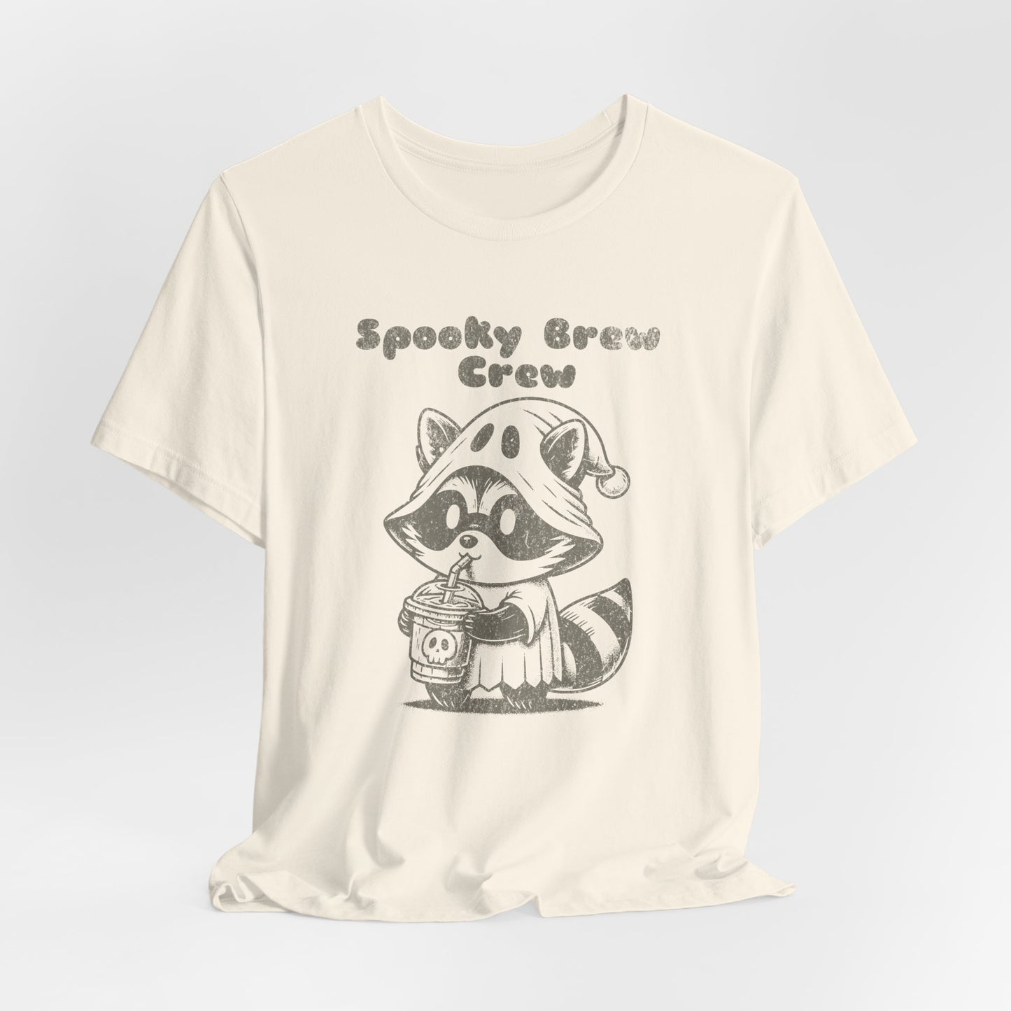 Spooky Brew Crew Raccoon Shirt