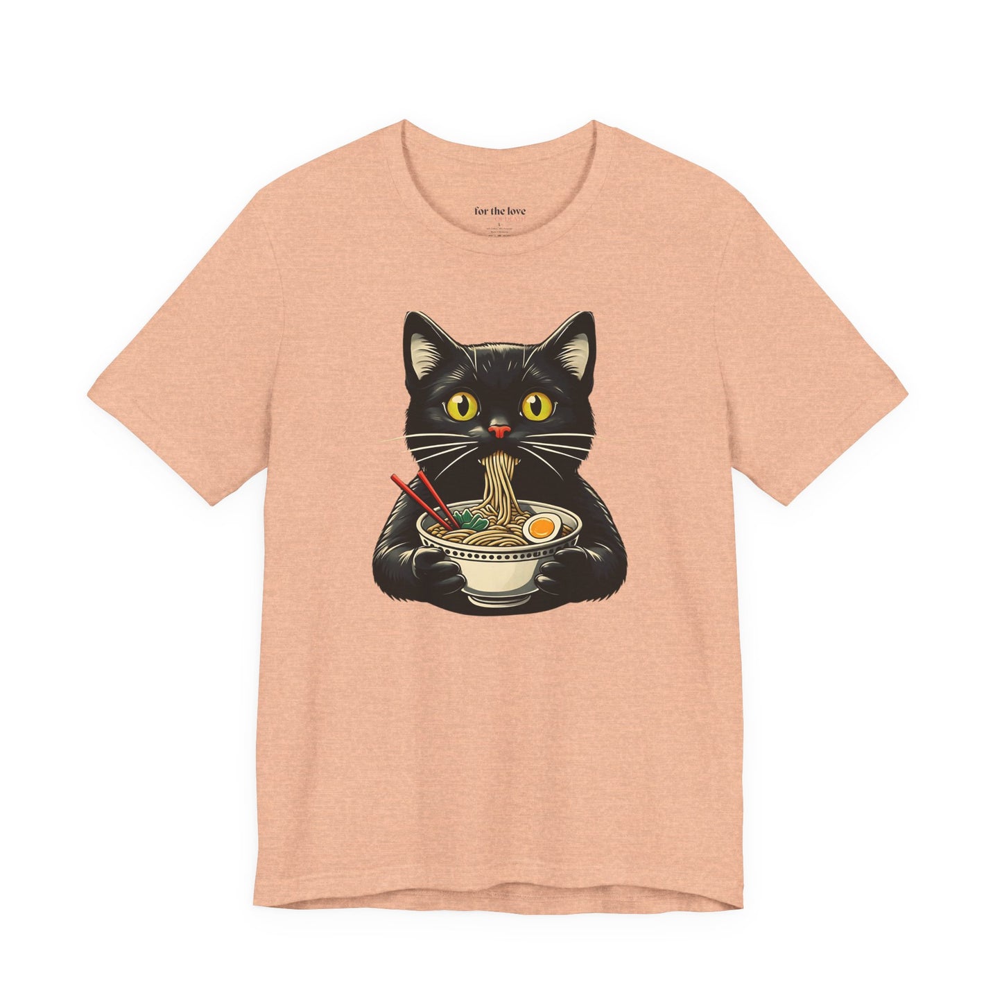 Cat Eating Ramen T-Shirt