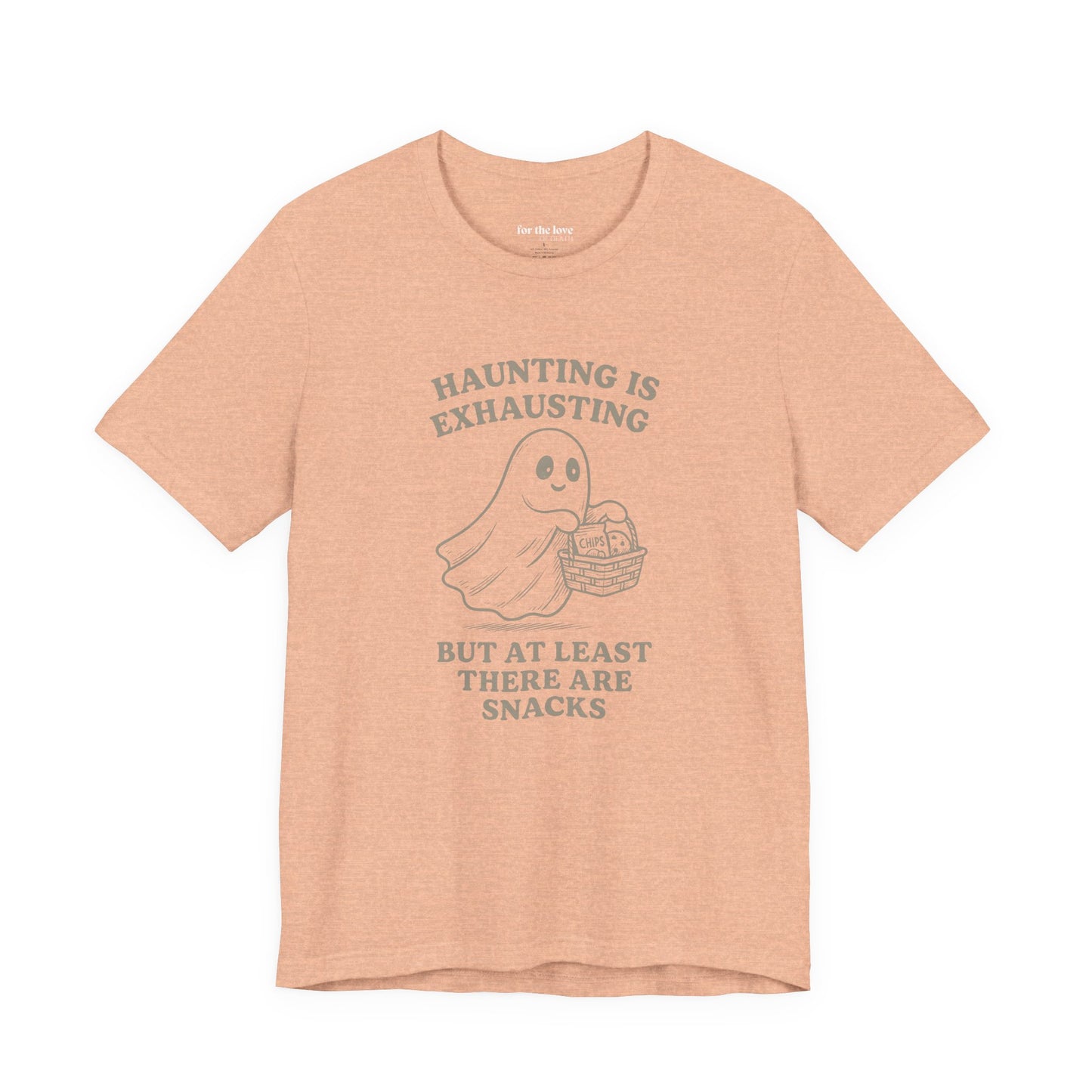 Haunting Is Exhausting Ghost Tee
