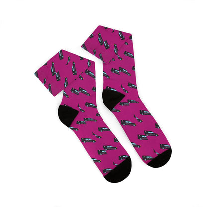 Pink Hearse Socks