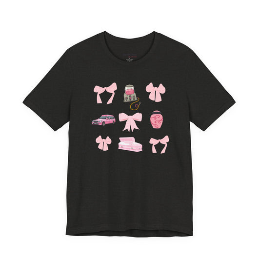 Coquette Casket Bow T-Shirt