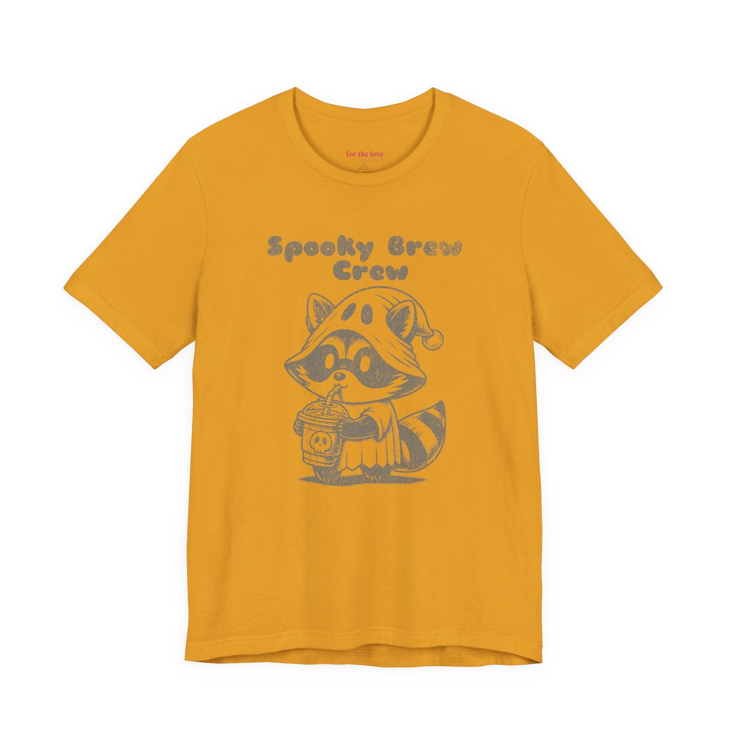 Spooky Brew Crew Raccoon Shirt