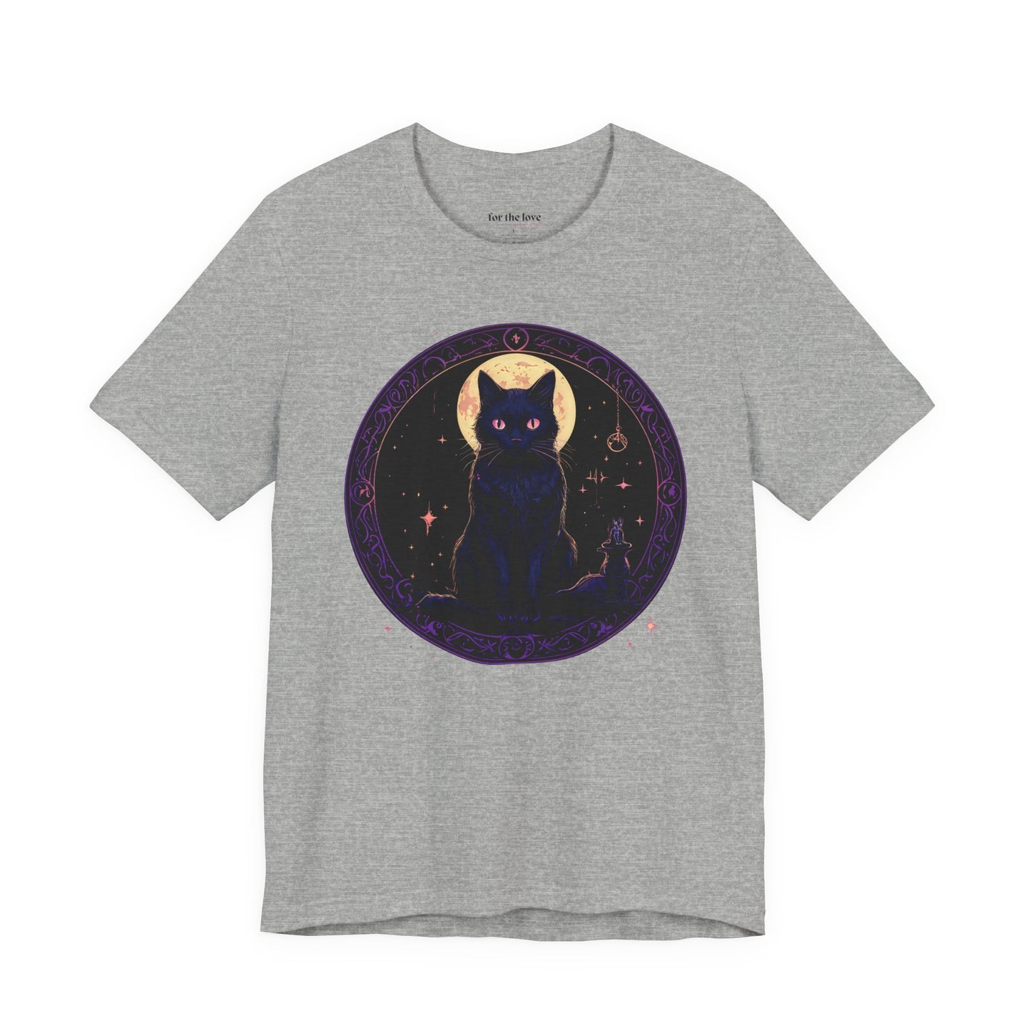 Celestial Witch Cat Moon T-Shirt