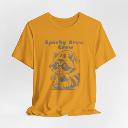 Spooky Brew Crew Raccoon Shirt