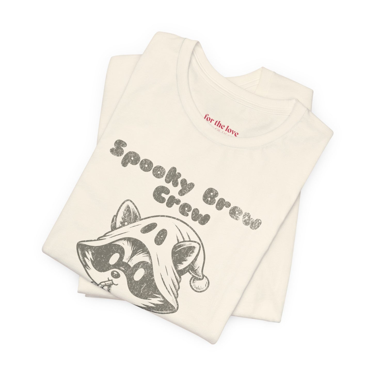 Spooky Brew Crew Raccoon Shirt