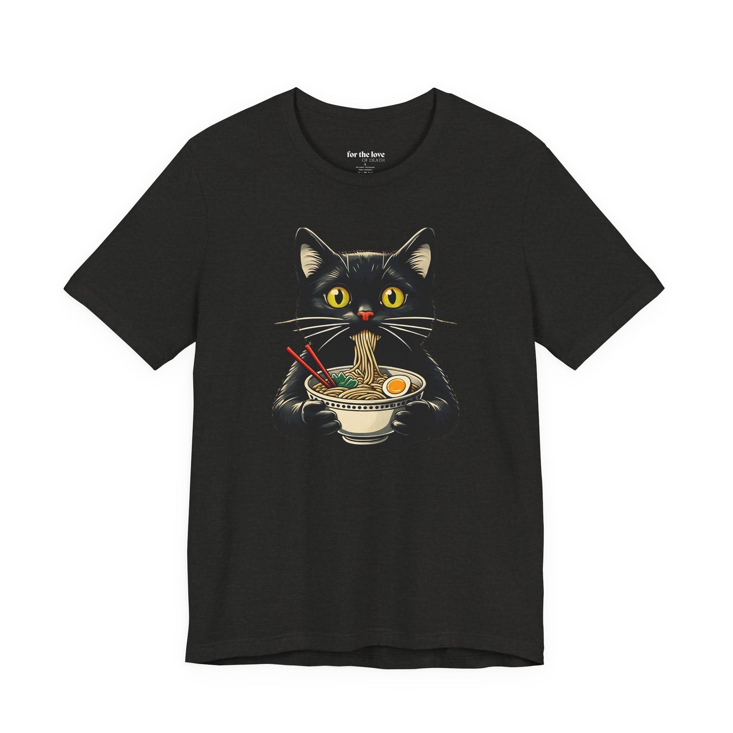 Cat Eating Ramen T-Shirt