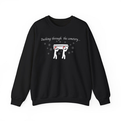 Dashing Through the Snow with Casket Sweatshirt